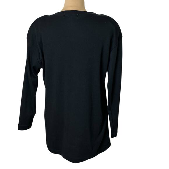 Vintage Chrysantheme Christmas Top Womens Medium Pullover Ornaments Holiday Fun - Picture 3 of 9